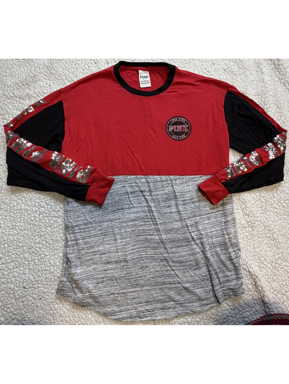 Women's Victoria's Secret Bedazzled Long Sleeve Shirt